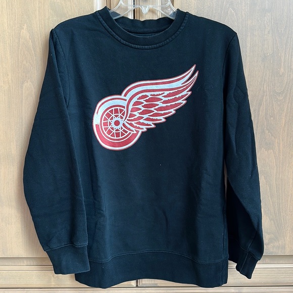Fanatics Detroit Red Wings NHL logo graphic relaxed fit crew neck sweatshirt - Picture 1 of 11